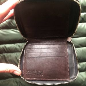 johnny farah double zip wallet